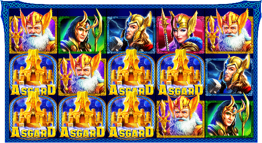 Symbole de base en wild 2 Asgard Pragmatic Play