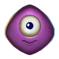 alien violet 1 oeil gigantoonz
