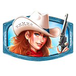 Symbole premium cowgirl Wild West Gold Pragmatic Play