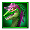 Dinosaure vert jurassic party
