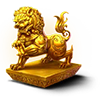 La statue Lion Gates of Gatot Kaca