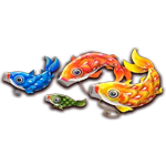 symbole premium poisson argent Floating Dragon du studio PRagmatic Play
