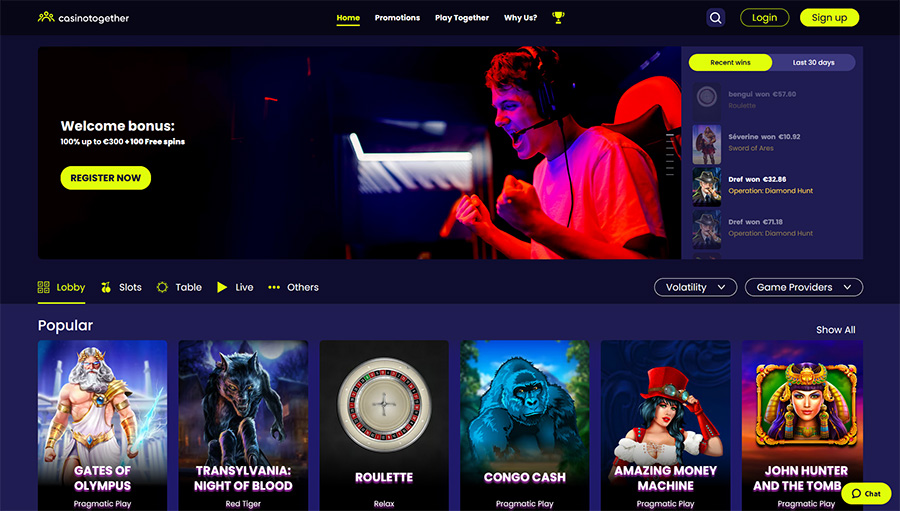home page casino together
